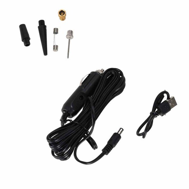 Elektrinis dviračių siurblys automobilio powerbank USB 4