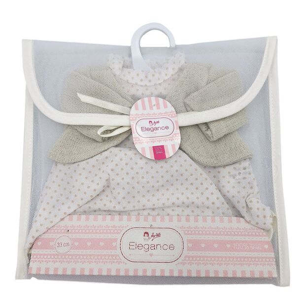 Arias lėlės kūdikio rūbeliai, 33 cm