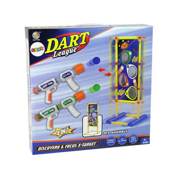 4 viename „Target Toss Game Bags“ putplasčio kamuoliukų pistoletas 3