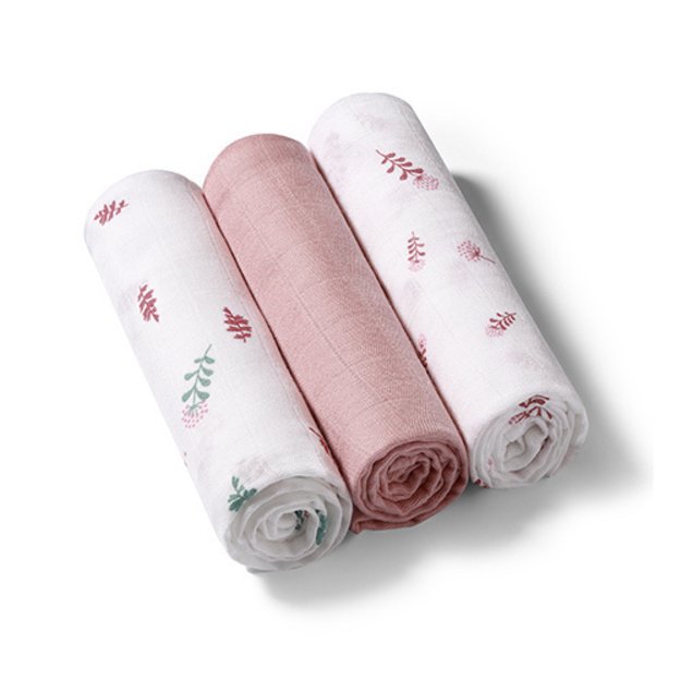 397/14 BAMBOO DIAPERS 3PCS PINK