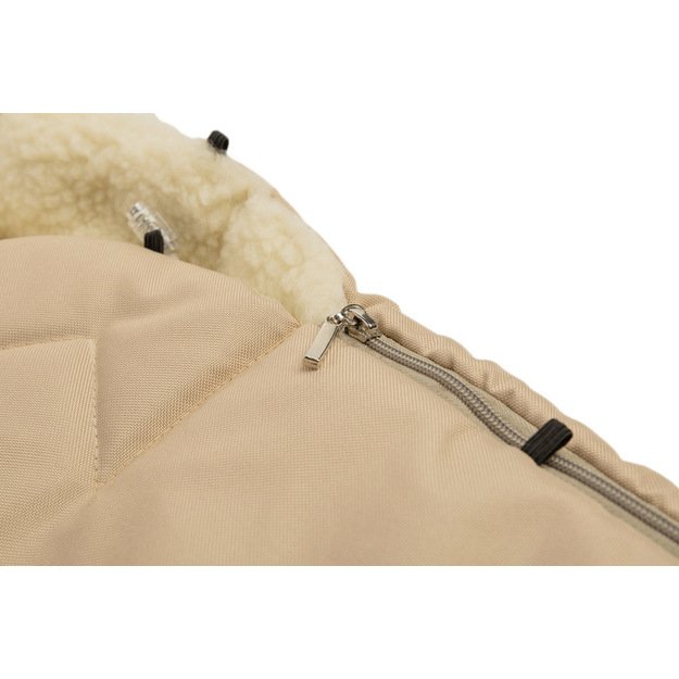 Romper Bag for Pushchair– cappuccino wool (95x40) 