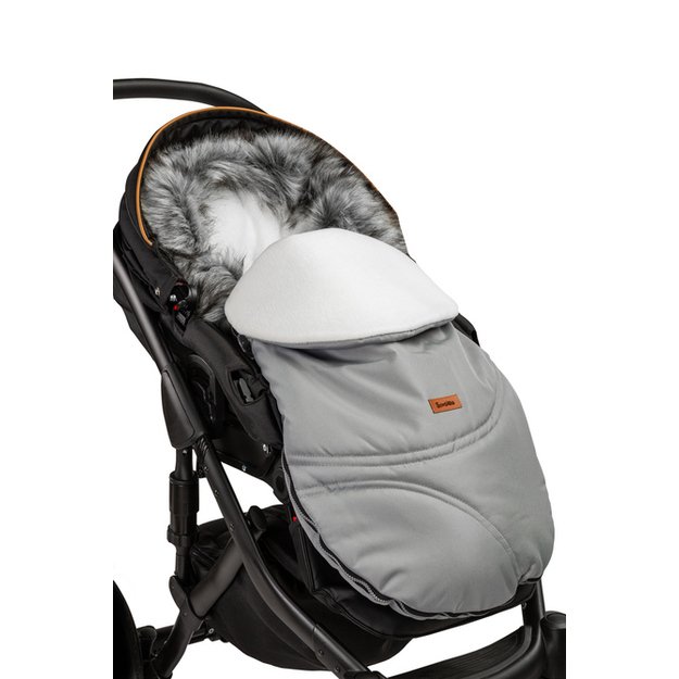 Eskimo Romper Bag – grey/polar fleece