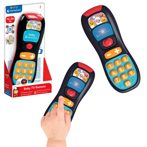 Talking Baby TV Remote &ndash; Clementoni 17518