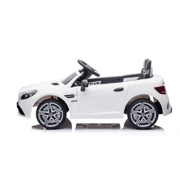 Electric Ride On Car Mercedes SLC 300 White 5