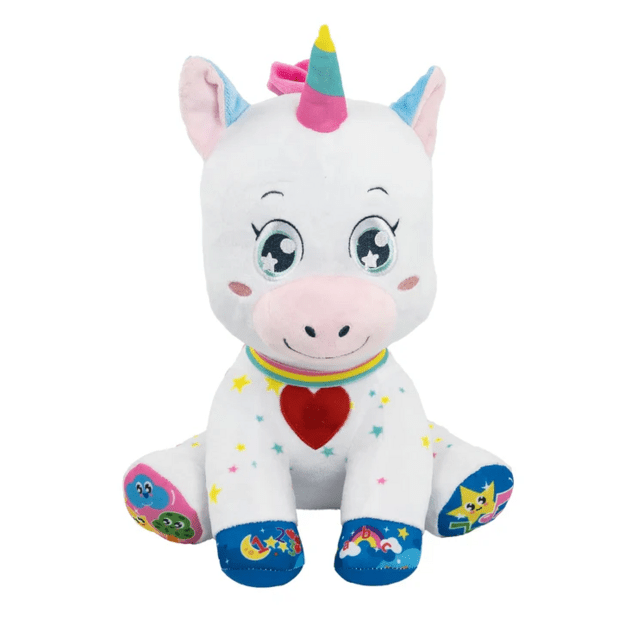 Saldus interaktyvus pliušinis vienaragis, šviečia ir dainuoja lenkų kalba Clementoni 50937 2