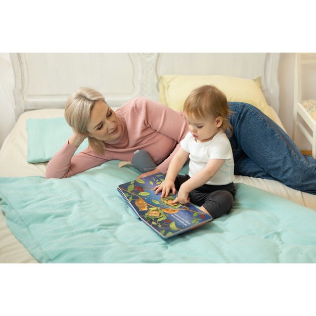 2 elementų MUSLIN patalynė mėtų spalvos 100x135 cm 6