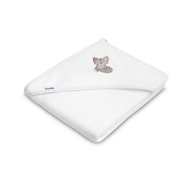 TERRY BATH COVER 100X100 WHITE WOLF