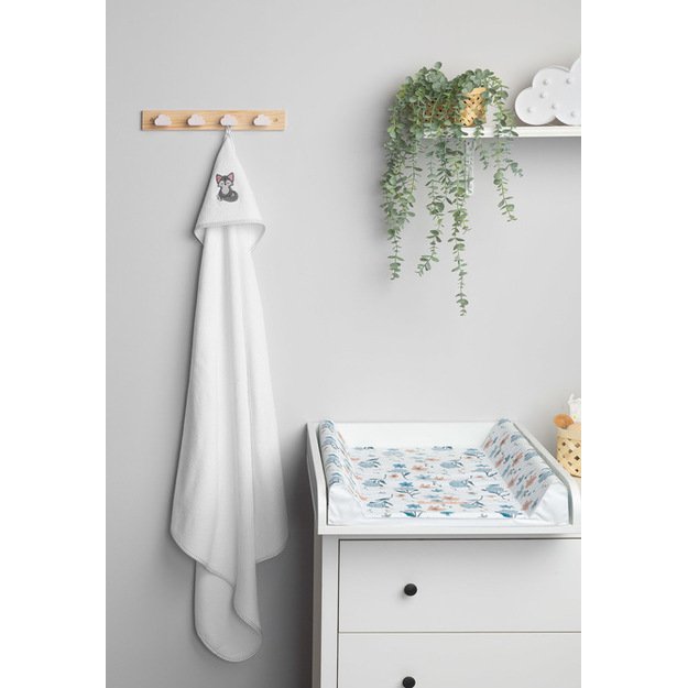 TERRY BATH COVER 100X100 WHITE WOLF