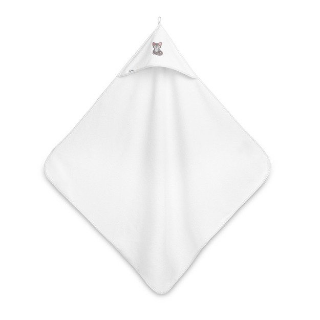 TERRY BATH COVER 100X100 WHITE WOLF