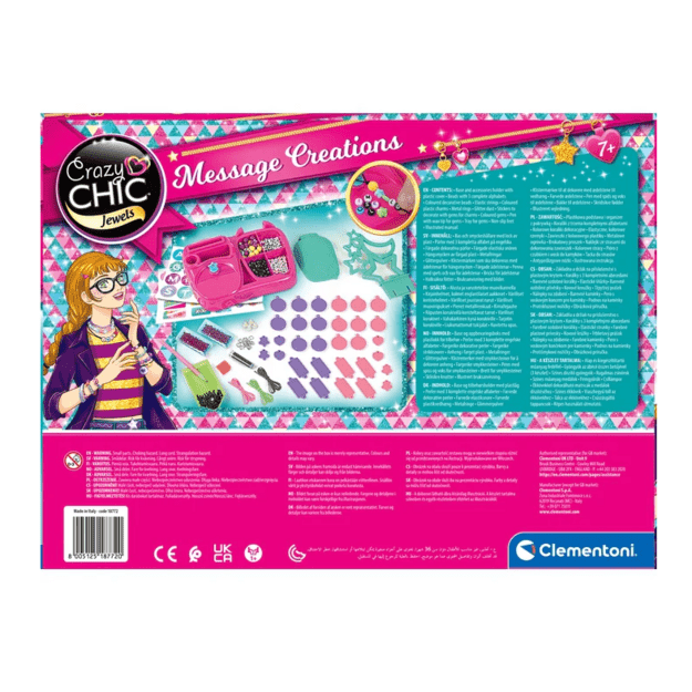 Crazy Chic Letter Jewelry Workshop Clementoni 18772 5