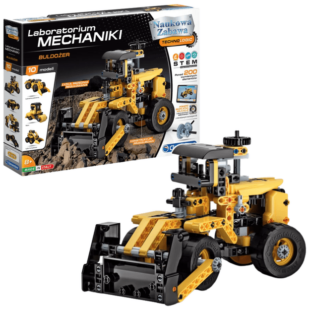 Scientific Fun Mechanics Laboratory Bulldozer Clementoni 50633