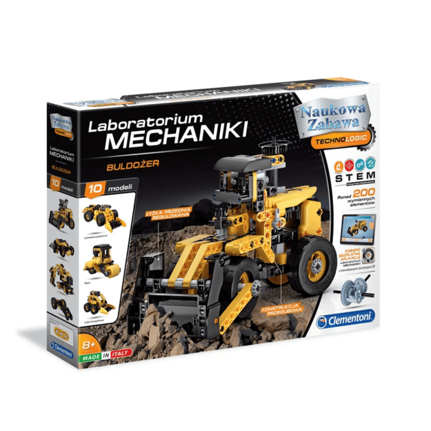 Scientific Fun Mechanics Laboratory Bulldozer Clementoni 50633 4