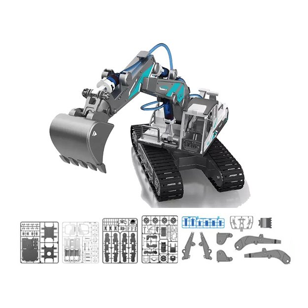 Hydraulic crawler excavator DIY kit DIY kit of 130 components ! 1