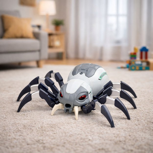 DIDELIS NUOTOLINIO VALDYMO VORO ROBOTAS SU DŪMAIS, ŠVIESOMIS IR GARSU 2