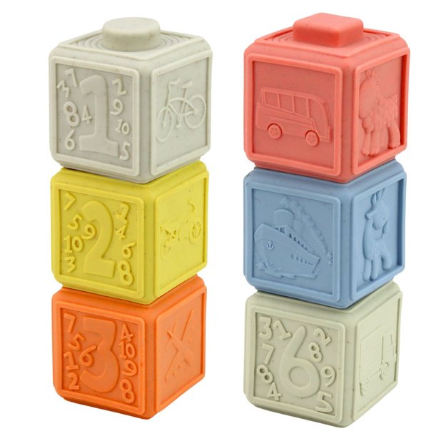 Set of Soft Sensory Toys Balls Pyramid Blocks 18 pcs. 3