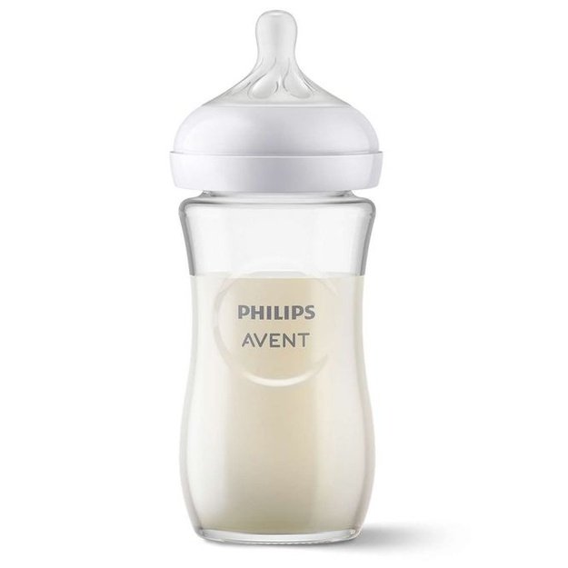 SCY933/01 RESPONSIVE NATURAL GLASS BOTTLE 240ML