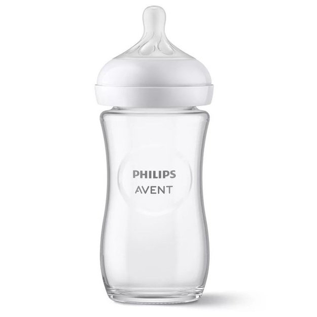 SCY933/01 RESPONSIVE NATURAL GLASS BOTTLE 240ML