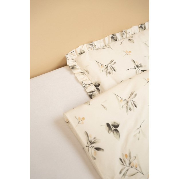 DVIEJŲ ELEMENTŲ PATALYNĖ ALYVUOGIŲ SPALVOS 100X135 CM 4