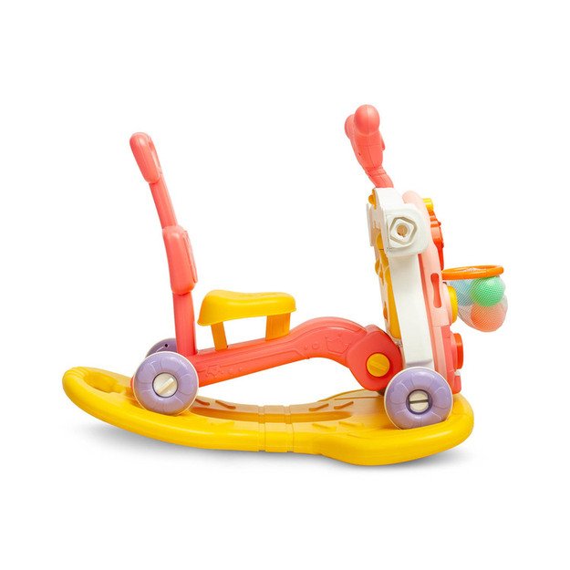 MULTIFUNCTIONAL WALKER TOY 5IN1 PINK