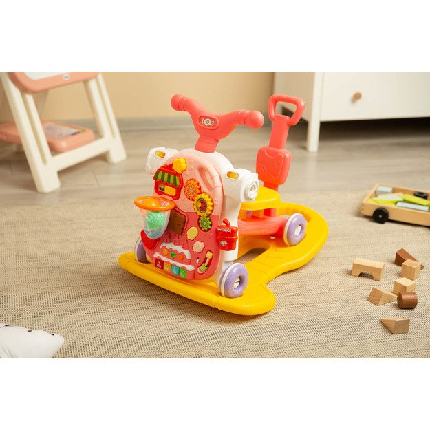 MULTIFUNCTIONAL WALKER TOY 5IN1 PINK