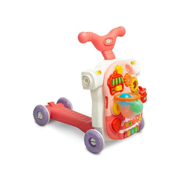 MULTIFUNCTIONAL WALKER TOY 5IN1 PINK