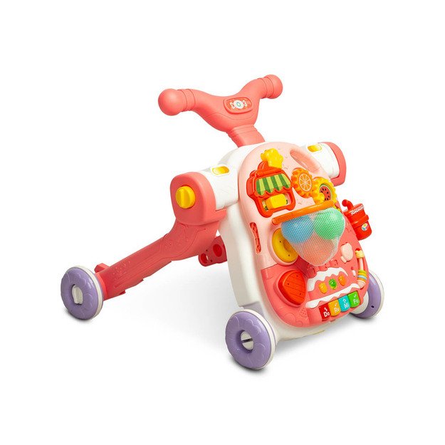 MULTIFUNCTIONAL WALKER TOY 5IN1 PINK