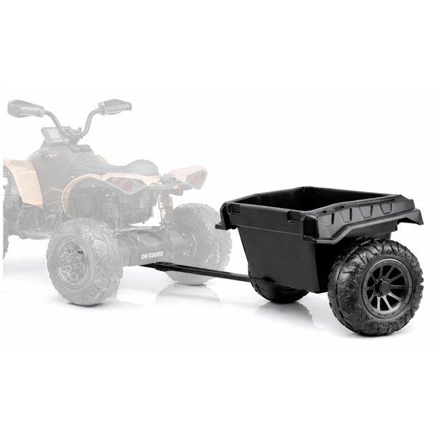 5988-B Universal Trailer for Battery-Powered Vehicles Black 2