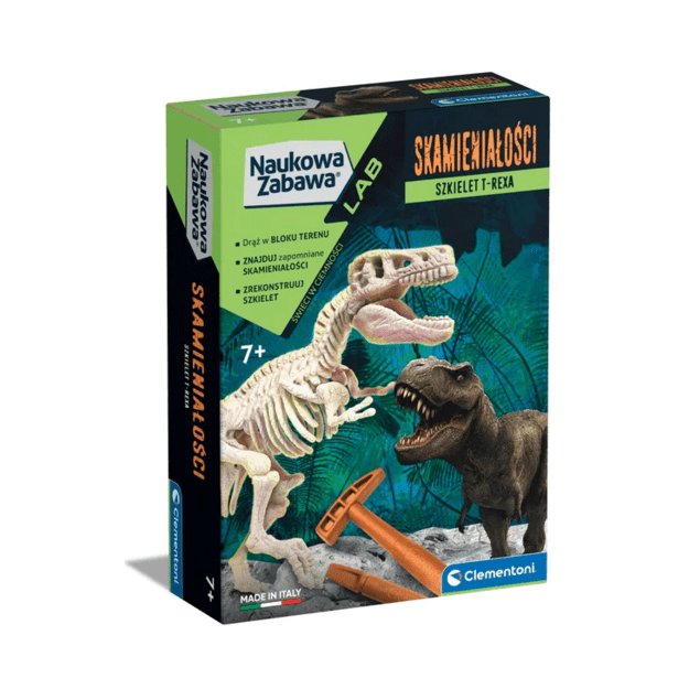 Scientific Fun Fossils T-Rex Skeleton Polish Language Clementoni 50858 3