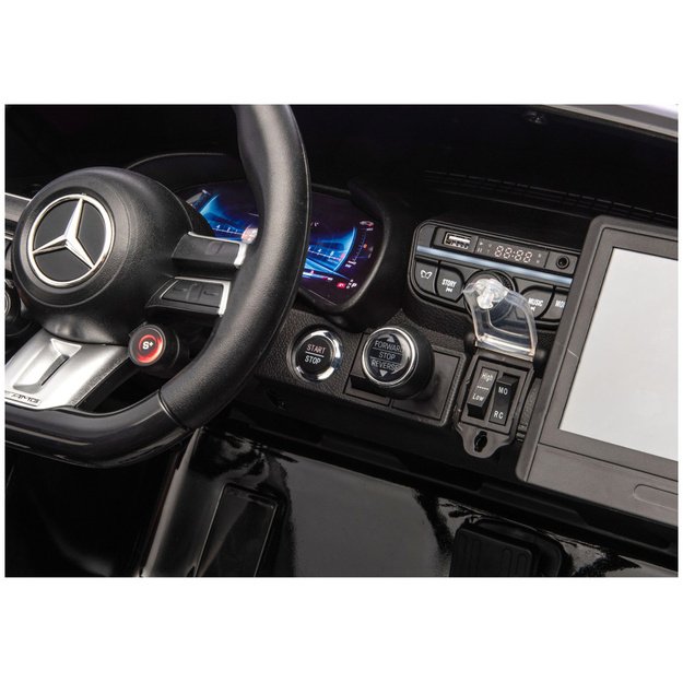 Mercedes GT63 AMG DK-GT63 24V Battery-Operated Car with Silent Engine Black 10