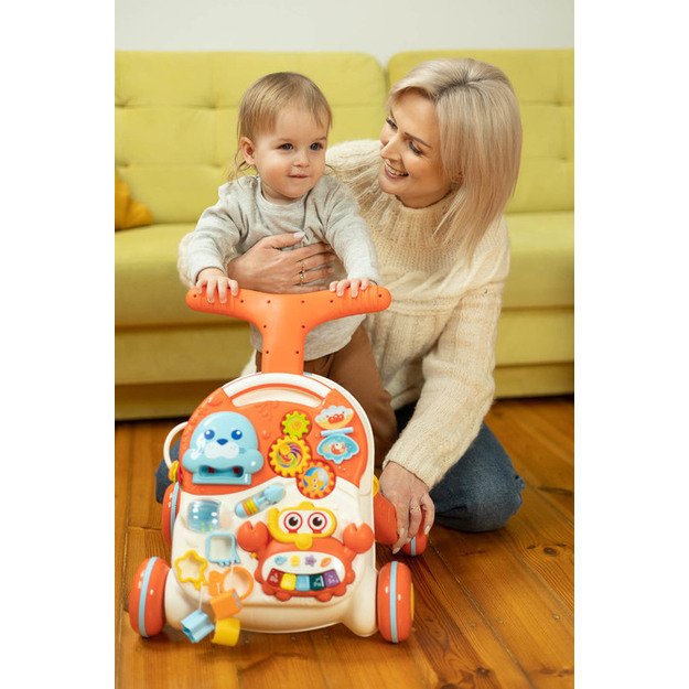 PUSHER-TABLE 2IN1 SPARK GREY