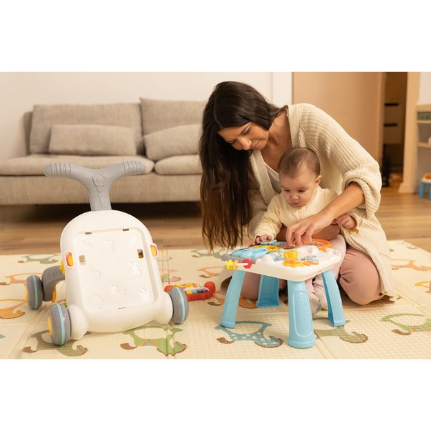 PUSHER-TABLE 2IN1 SPARK GREY