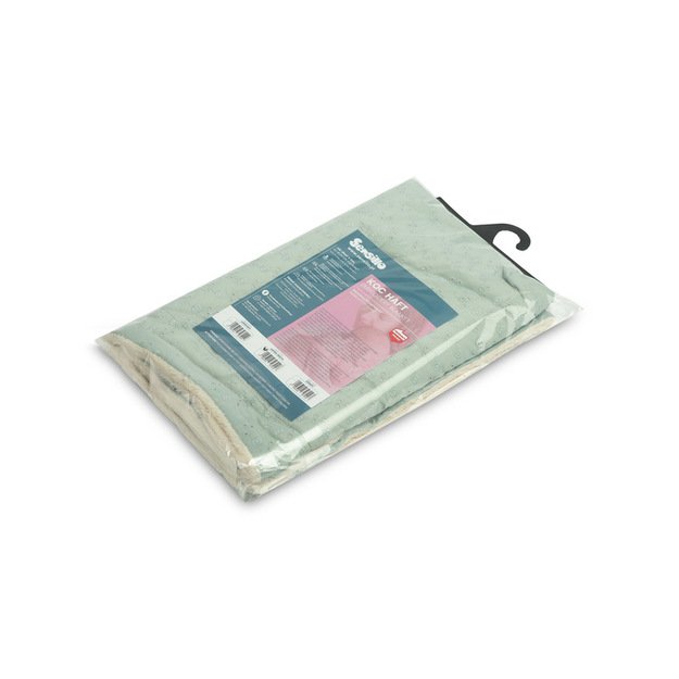 SIUVINĖTA ANTKLODĖ 80X100 ŠVIESIAI MĖTŲ SPALVOS PLIUŠAS 3