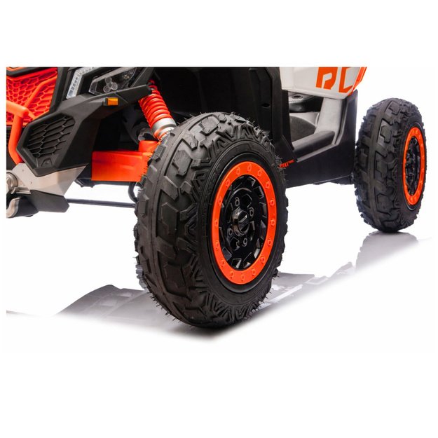 Maverick CAN-AM Turbo RS STRONG AIR Battery-Powered Ride-On Car Orange