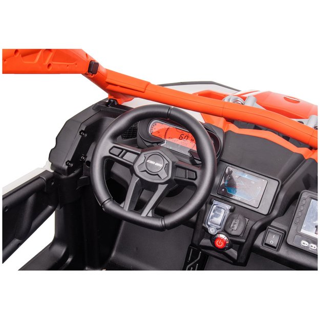 Maverick CAN-AM Turbo RS STRONG AIR Battery-Powered Ride-On Car Orange