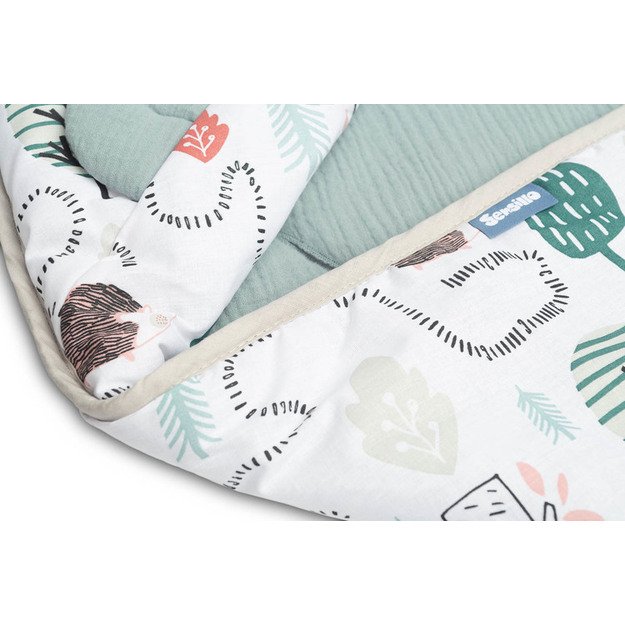 MUSLINO ANTKLODĖ NEŠIOJAMAI LOVYTEI - SMARAGDINIS EŽIUKAS 3