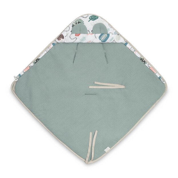 MUSLINO ANTKLODĖ NEŠIOJAMAI LOVYTEI - SMARAGDINIS EŽIUKAS 2