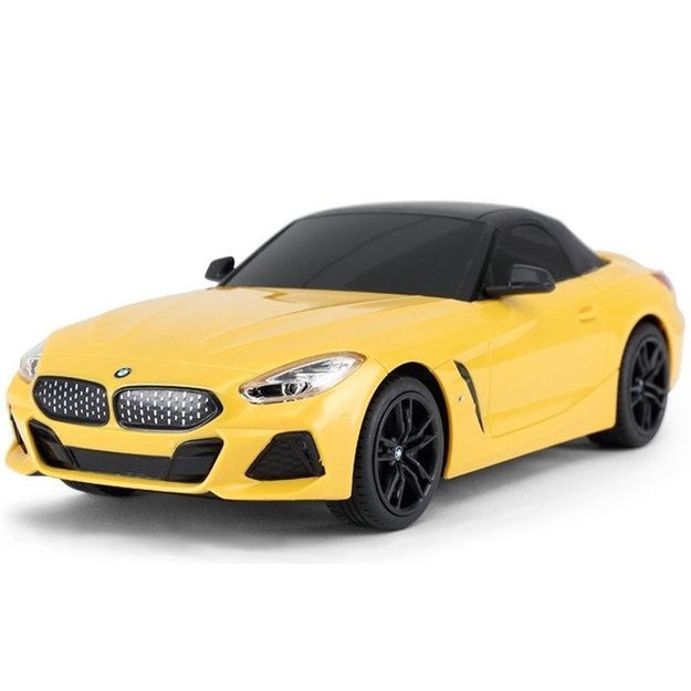 Nuotolinio valdymo automobilis BMW Z4 Roadster Rastar 1:18 geltonas