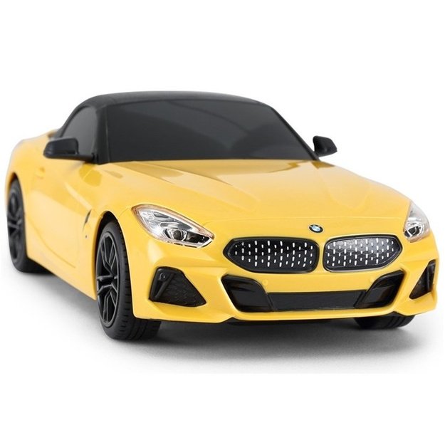 Nuotolinio valdymo automobilis BMW Z4 Roadster Rastar 1:18 geltonas