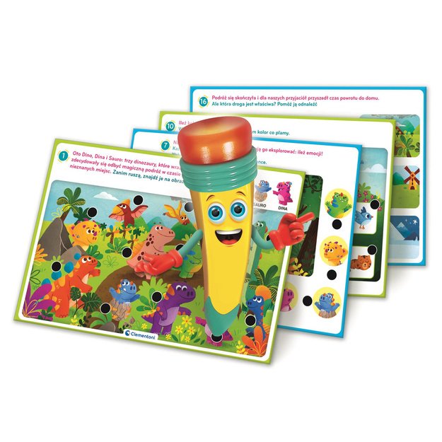 Talking Pen 500 Questions for Preschoolers Polish Language Clementoni 50390