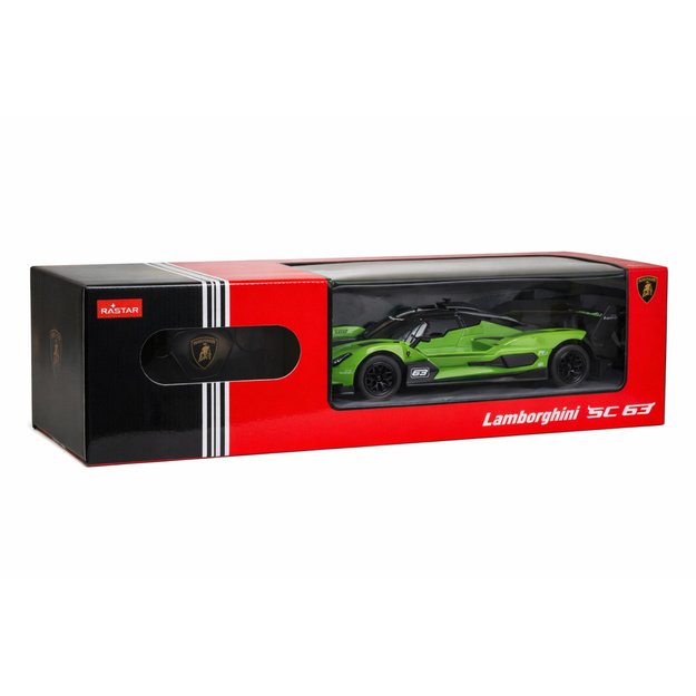Lamborghini SC63 Remote Control Car RC Green Rastar 1:24