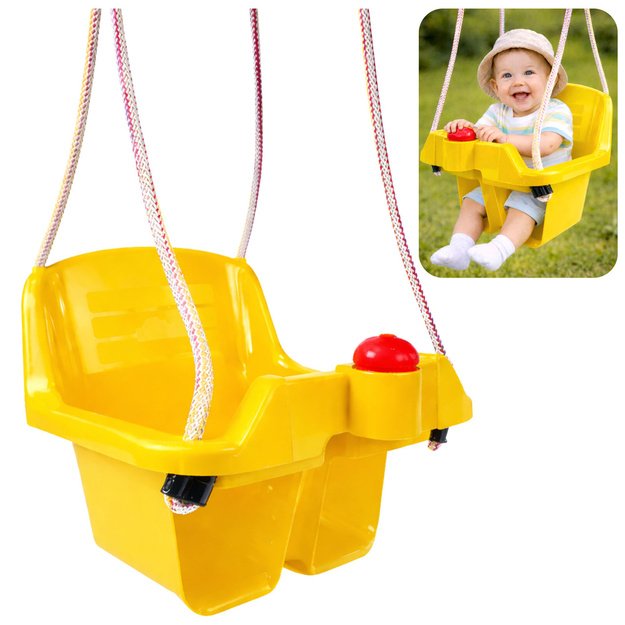 Geltonos sūpynės vaikams 5237