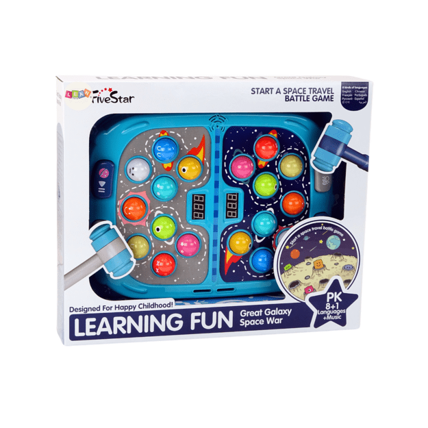 Arcade Game Wack A Mole Space 9 Levels Speed of Light Sounds