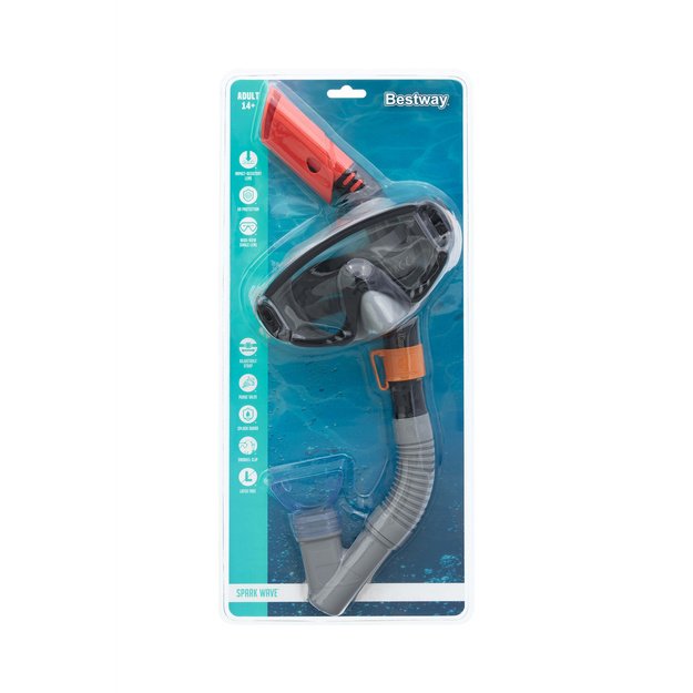 Diving Set Black Mask Snorkel Bestway 24068