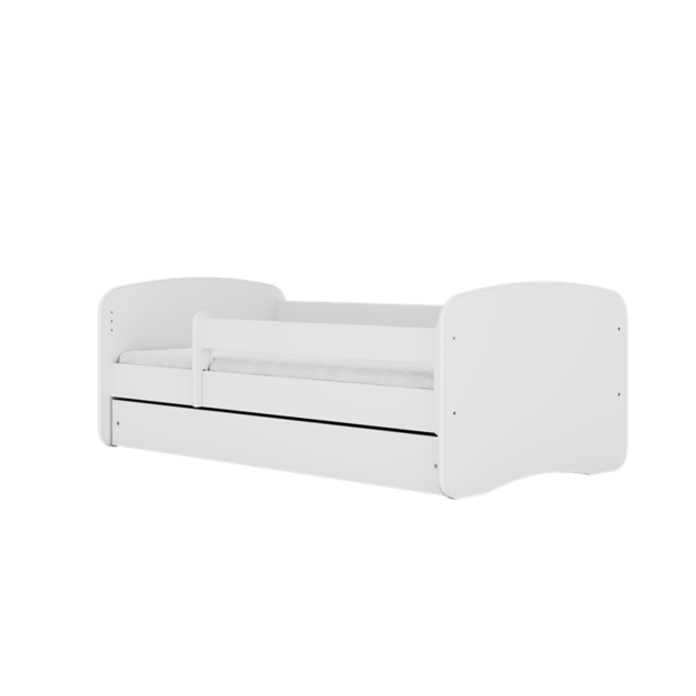 Bed babydreams white princess on horse with drawer with mattress 180/80