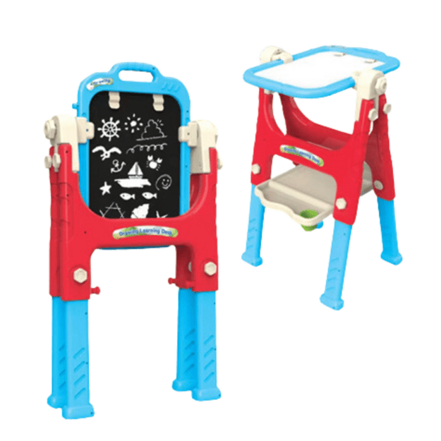 5in1 Educational Board With Chair Multifunctional Accessories Blue 2