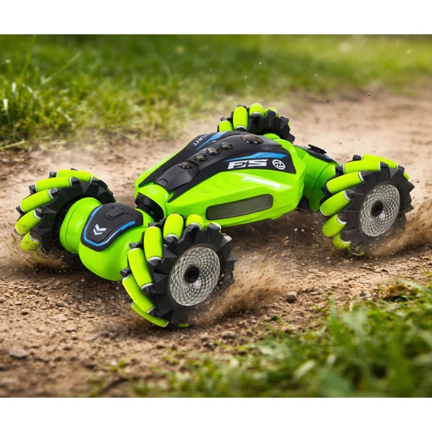 RC Stunt Car with Gesture Control, Lights, Sound, Smoke