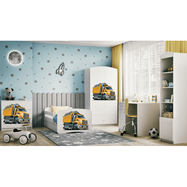 Chest of drawers babydreams white truck