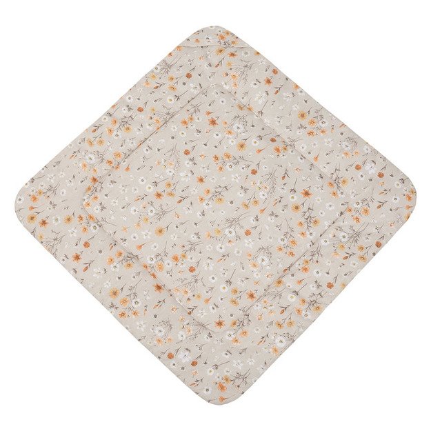 BABY WRAP VELVET BLOOM BEIGE 75X75