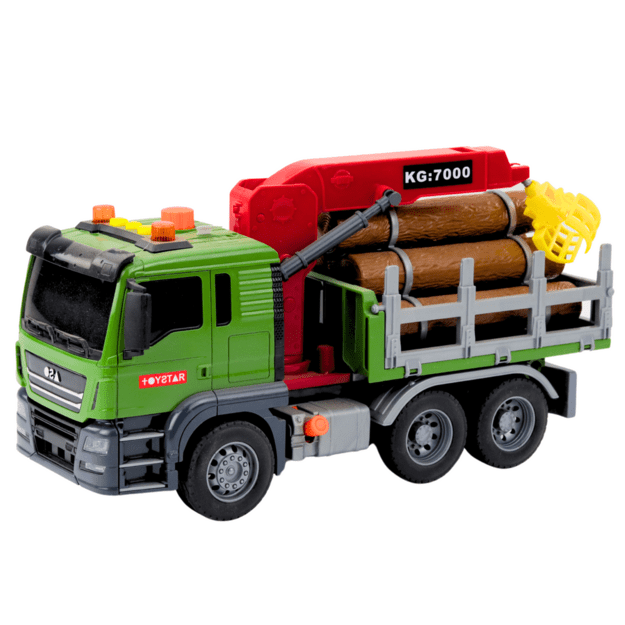 Truck Timber Transport Crane Logs Wood Lights Sounds 1