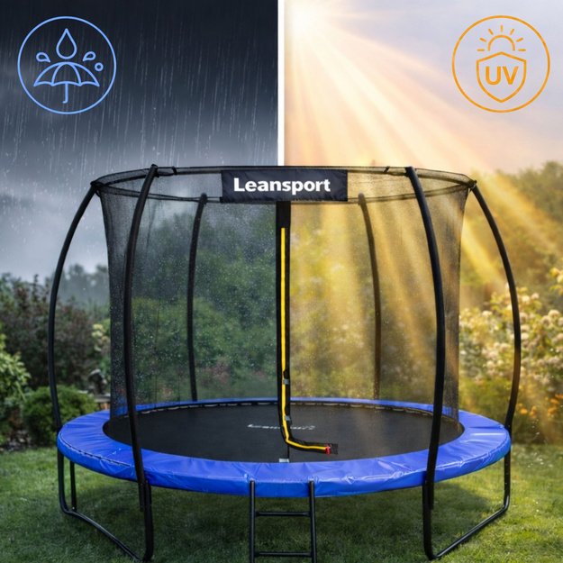 Lean Spring Pad for Trampoline Blue 305-312 cm 10 ft